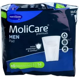 MOLICARE Premium MEN Almofada 2 gotas, 14 unid