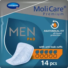 MOLICARE Premium MEN Almofada 5 gotas, 14 unid