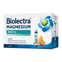 BIOLECTRA Magnésio 300 mg Líquido, 14 unidades