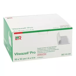 VLIWAZELL Compressa superabsorvente Pro estéril 10x10 cm, 10 unidades