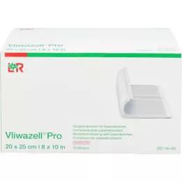 VLIWAZELL Compressa superabsorvente Pro estéril 20x25 cm, 10 unidades