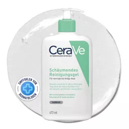 CERAVE gel de limpeza espumante, 473 ml
