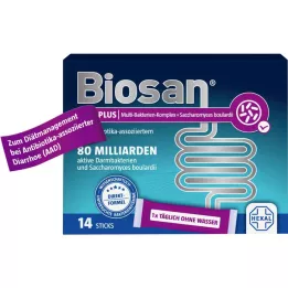 BIOSAN AAD PLUS Grânulos, 14 unidades
