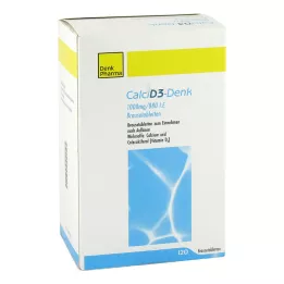CALCI D3-Denk 1.000 mg/880 I.E. comprimidos efervescentes, 120 unidades
