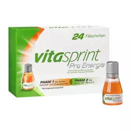 VITASPRINT Garrafas de bebidas energéticas profissionais, 24 unidades