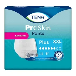 TENA Calça Bariatric Plus XXL para incontinência, 12 peças