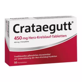 CRATAEGUTT Comprimidos cardiovasculares de 450 mg, 50 unidades
