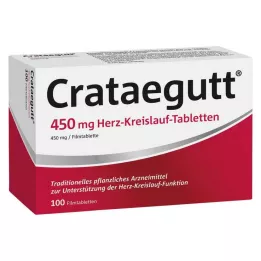 CRATAEGUTT Comprimidos cardiovasculares de 450 mg, 100 unidades
