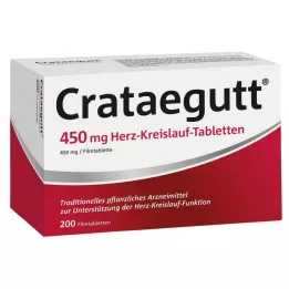 CRATAEGUTT Comprimidos cardiovasculares de 450 mg, 200 unidades