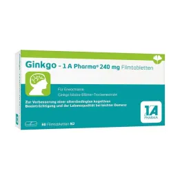 Ginkgo – 1 A Pharma® 240 mg comprimidos revestidos por película, 60 comprimidos