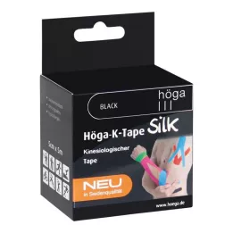 HÖGA-K-TAPE Seda 5 cmx5 m l.fr.preto kinesiol.Tape, 1 pc