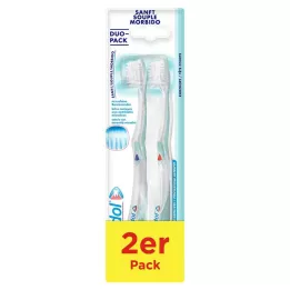 MERIDOL Escova de dentes suave, pacote duplo, 2 peças