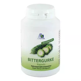 BITTERGURKE Cápsulas de extrato 10:1 de 500 mg, 120 unidades