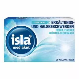 ISLA MED pastilhas agudas, 20 unidades