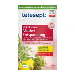 TETESEPT Relaxamento muscular com sal marinho, 80 g