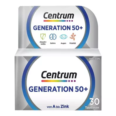 CENTRUM Tablets Geração 50+, 30 unidades CENTRUM Tablets Geração 50+, 30 unidades