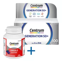 CENTRUM Tablets Geração 50+, 100 unidades