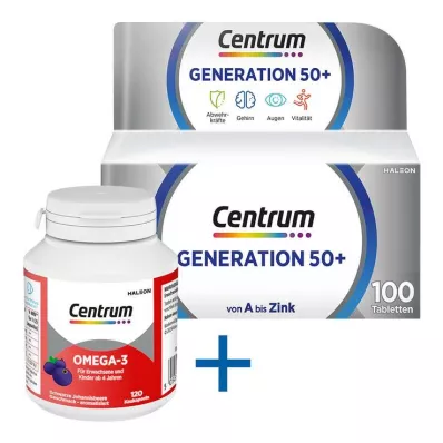 CENTRUM Tablets Geração 50+, 100 unidades