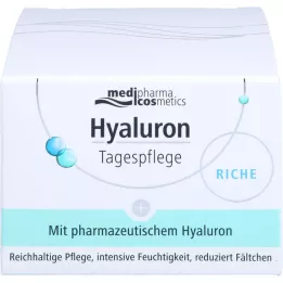 HYALURON TAGESPFLEGE creme rico em um frasco, 50 ml
