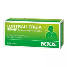 CONTRALLERGIA Comprimidos para febre do feno Hevert, 50 unidades