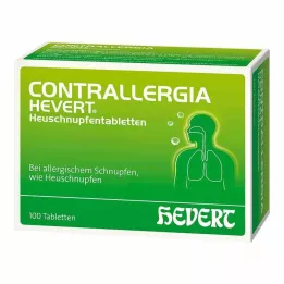 CONTRALLERGIA Comprimidos para febre do feno Hevert, 100 unidades