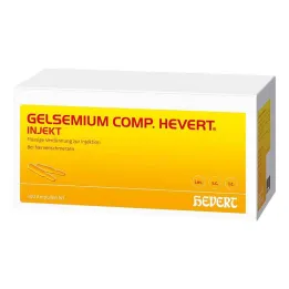 Ampolas injetáveis Gelsemium comp.Hevert, 100X2 ml