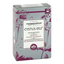 CYSTUS 052 Pastilhas orgânicas para garganta, 132 peças