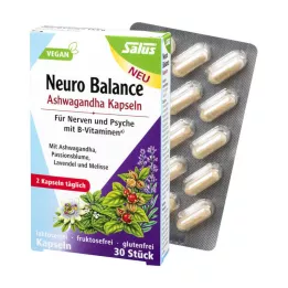 NEURO BALANCE Cápsulas de Ashwagandha Salus, 30 unidades