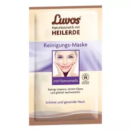 LUVOS Máscara de limpeza de argila curativa Cosméticos naturais, 2X7,5 ml