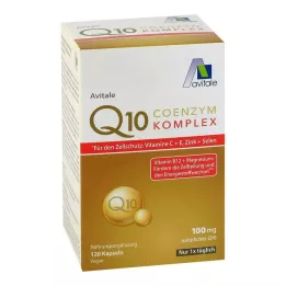 COENZYM Q10 100 mg cápsulas+vitaminas+minerais, 120 pcs