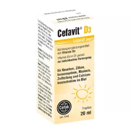 CEFAVIT D3 Gotas líquidas puras para uso oral, 20 ml