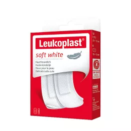 LEUKOPLAST branco suave Str.19x72mm 12St/38x72mm 8St, 20 St
