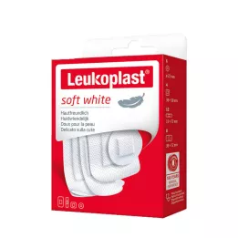 LEUKOPLAST branco suave Str.19x72/D.25/38x72/38x38mm, 30 unidades