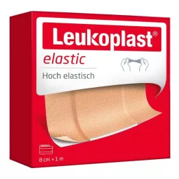 LEUKOPLAST Gesso elástico 8 cmx1 m, 1 unid