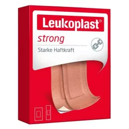 LEUKOPLAST Tiras fortes 22x72mm 12pcs/38x63mm 8pcs, 20pcs
