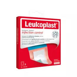 LEUKOPLAST Leukomed Sorbact estéril 8x10 cm, 3 unid