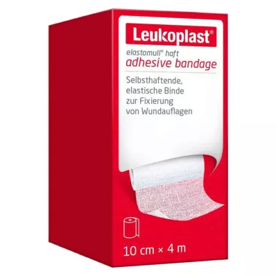 LEUKOPLAST Elástico de fixação de haste de elastômero 10 cm x 4 m, 1 peça LEUKOPLAST Elástico de fixação de haste de elastômero 10 cm x 4 m, 1 peça