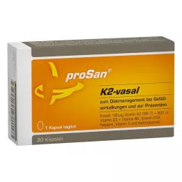 PROSAN Cápsulas moles K2-vasal, 30 unidades