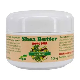 Manteiga de karité não refinada 100% pura, 100 g