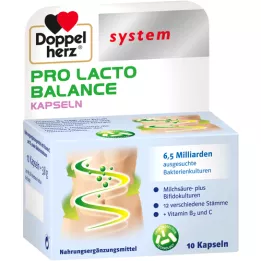 DOPPELHERZ Cápsulas do sistema Pro Lacto Balance, 10 unidades