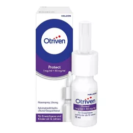 OTRIVEN Solução de spray nasal Protect 1 mg/ml + 50 mg/ml, 10 ml