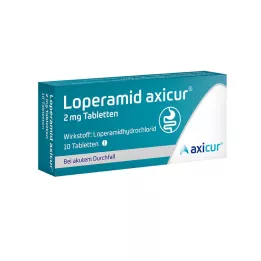 LOPERAMID comprimidos de axicur 2 mg, 10 unidades