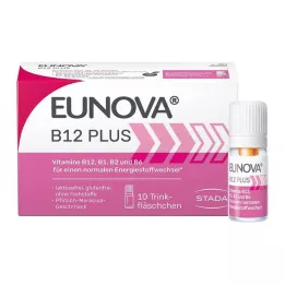 EUNOVA Garrafa para beber B12 Plus, 10X8 ml