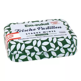 EM-EUKAL Pastilhas Frescas Hortelã Forte Sem Açúcar, 20 g