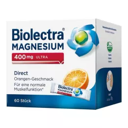 BIOLECTRA Magnésio 400 mg ultra Direct Laranja, 60 unidades