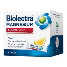 BIOLECTRA Magnésio 400 mg ultra Direct Limão, 60 unidades