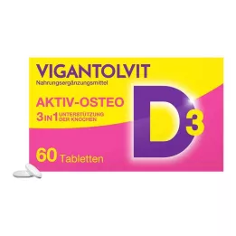 VIGANTOLVIT Vitamina D3 K2 Comprimidos revestidos por película de cálcio, 60 unidades