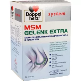 DOPPELHERZ MSM Cápsulas do sistema extra conjunto, 60 unidades