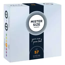 MISTER Preservativos tamanho 57, 36 peças
