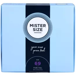 MISTER Preservativos tamanho 69, 36 peças